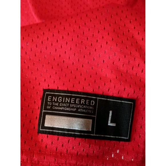 Nike Youth Sz L Football Red Practice Jersey NWT‎ Active Sports - Picture 5 of 6